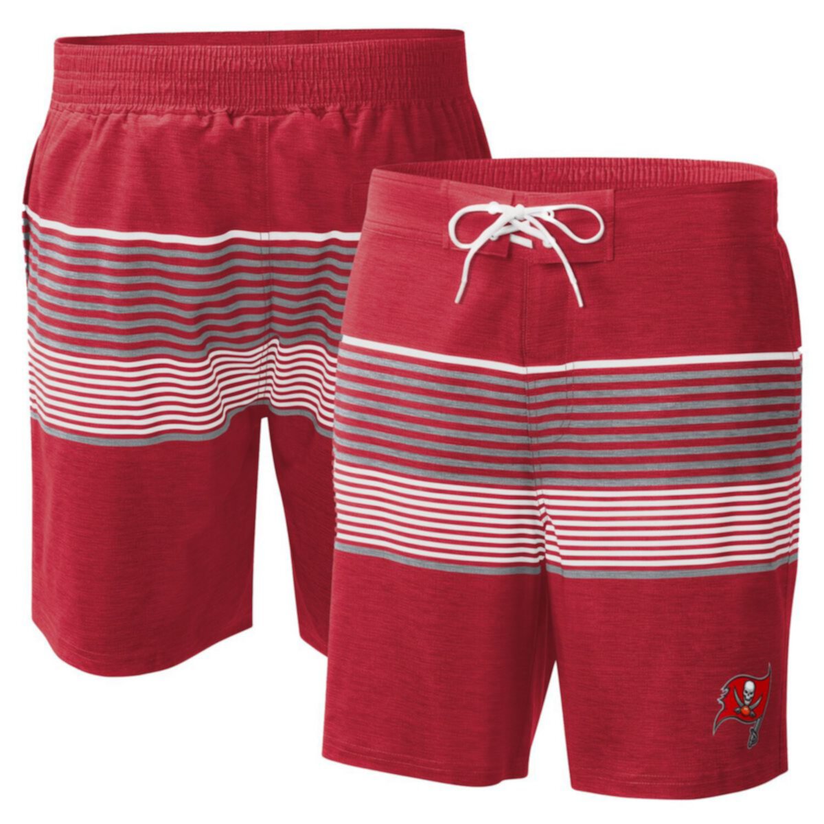 Мужские шорты для плавания G-III Sports by Carl Banks Red Tampa Bay Buccaneers Coastline Volley Swim Shorts In The Style