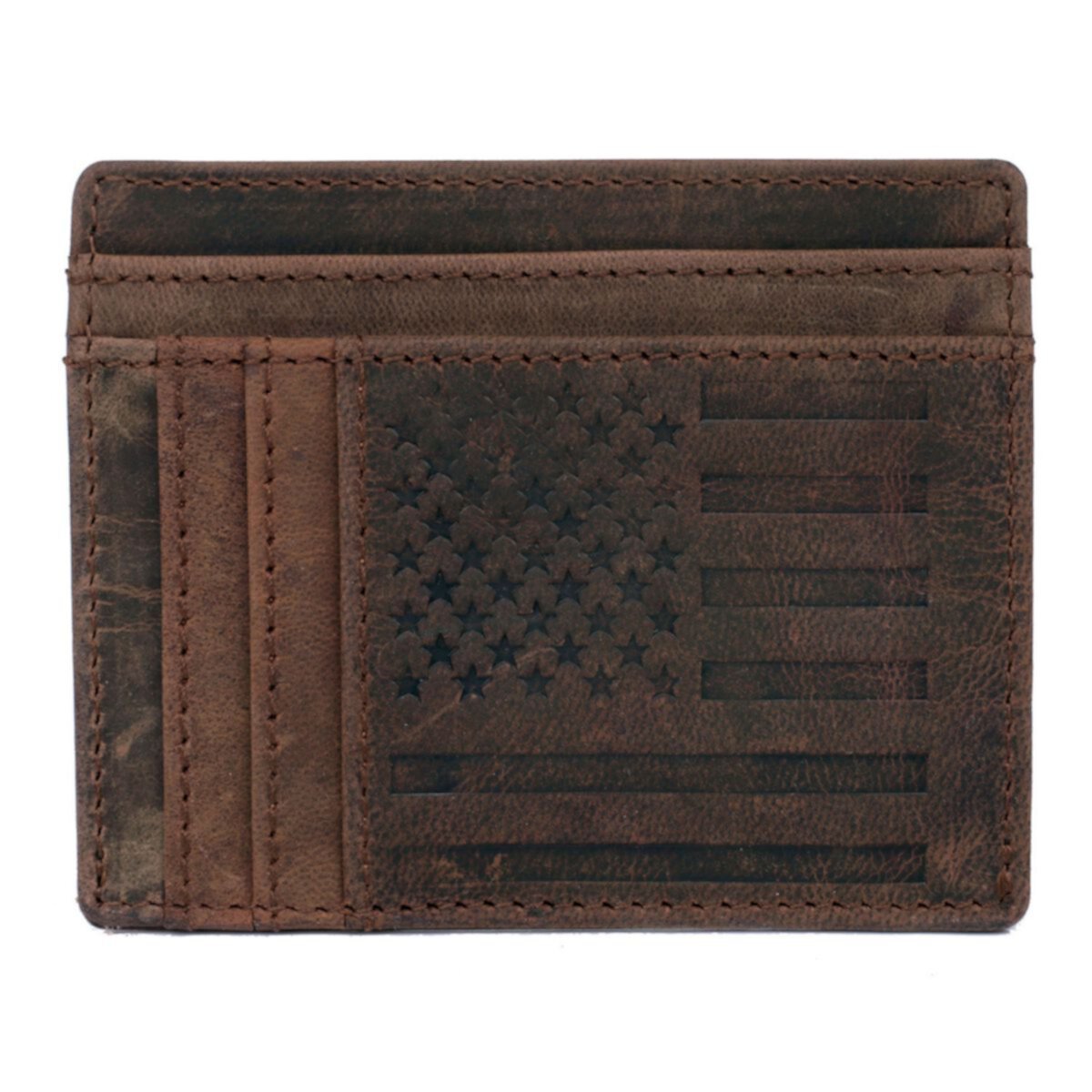 Мужской кошелек Buxton с передним карманом в патриотическом стиле США Buxton