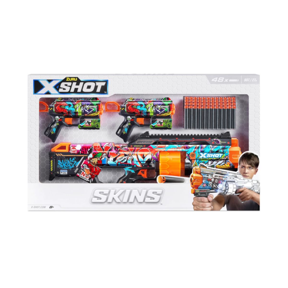 Уличная игрушка X-Shot Skins Last Stand Double Flux Combo Pack Unbranded