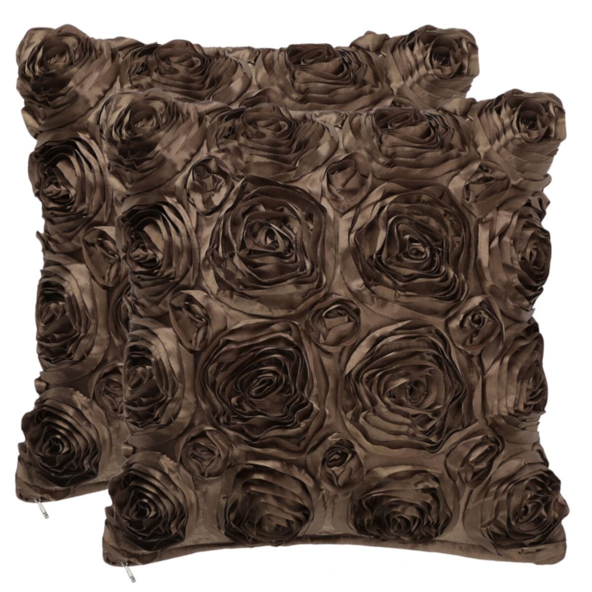 Декоративная наволочка с 3d цветами для дивана-кровати (2 шт.) PiccoCasa