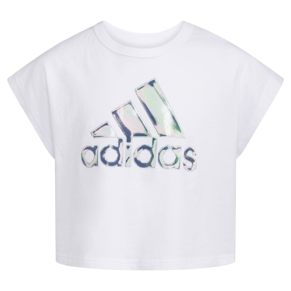 Girls 4-6x adidas Cap Sleeve Boxy Graphic Tee Adidas