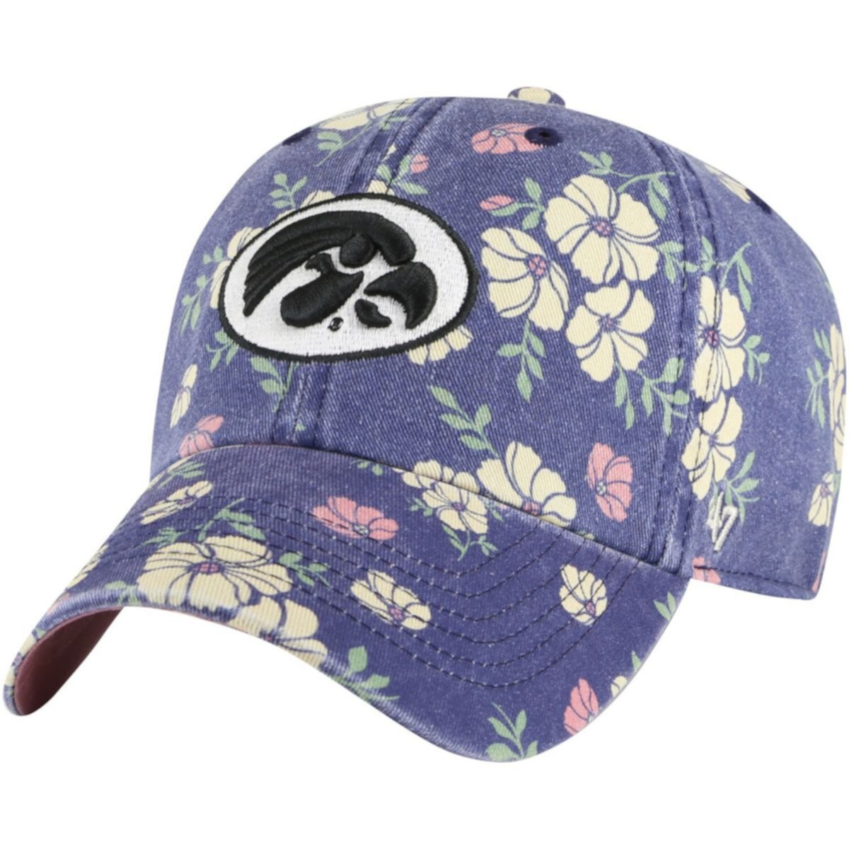 Женская темно-синяя регулируемая шляпа Iowa Hawkeyes Primrose '47 Unbranded
