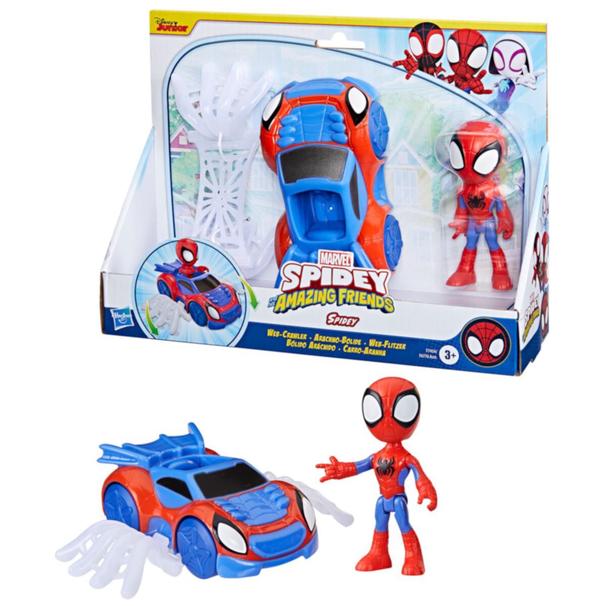 Набор Marvel Spidey & His Amazing Friends Spidey Web Crawler от Hasbro HASBRO