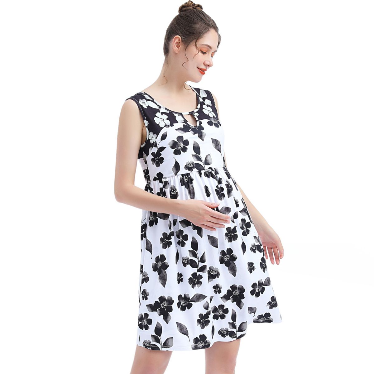 Платье с плиссированной юбкой Pokkori для беременных Pokkori