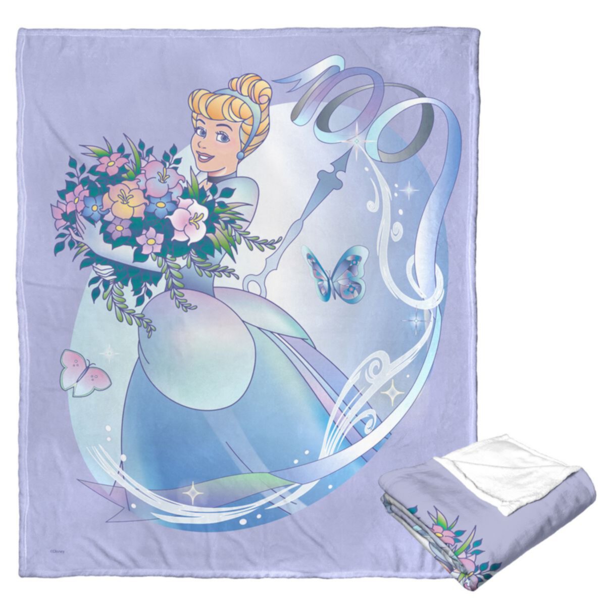 Disney Princess Cinderella D100 Celebration Throw Blanket Disney