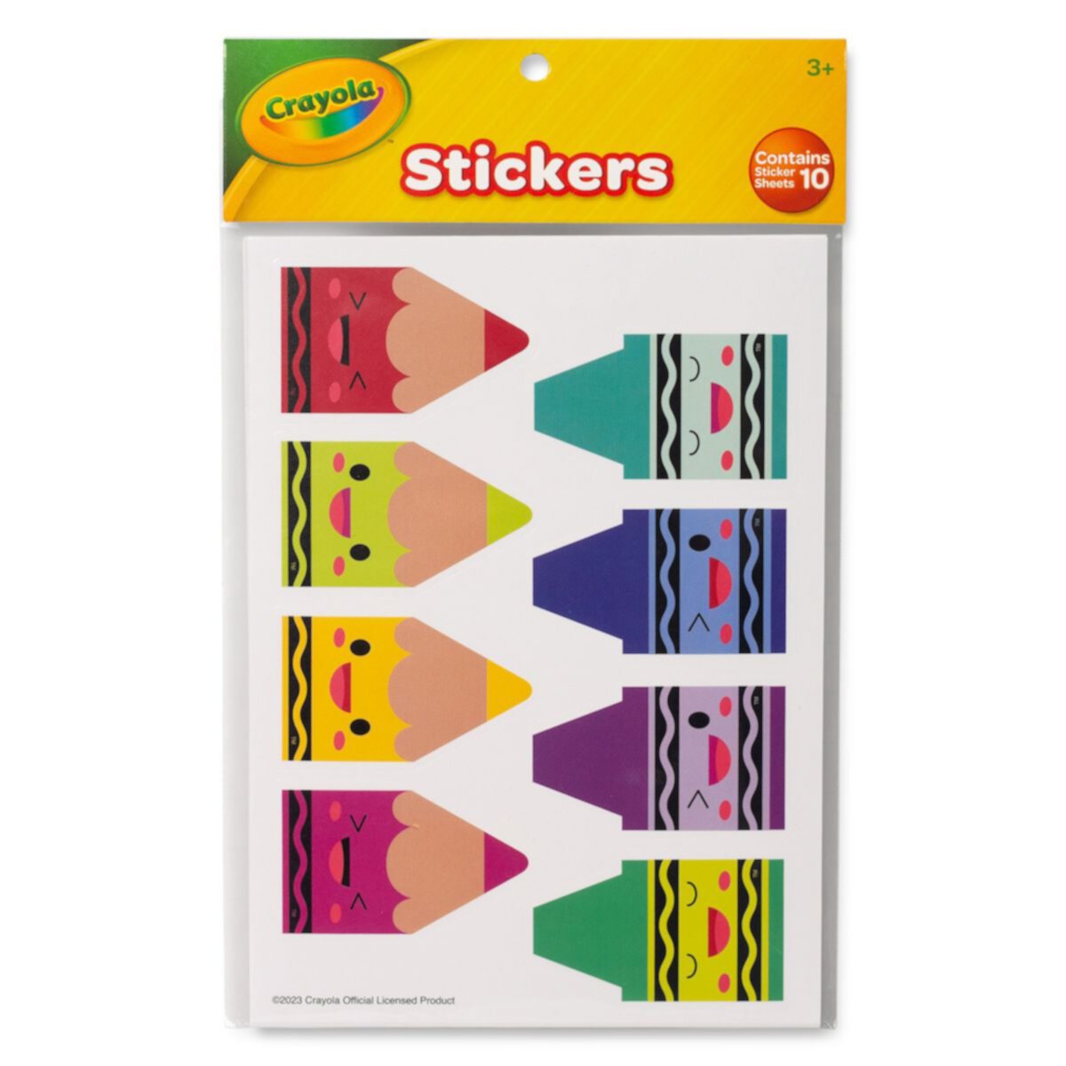 Crayola Crayon Faces Stickers Crayola