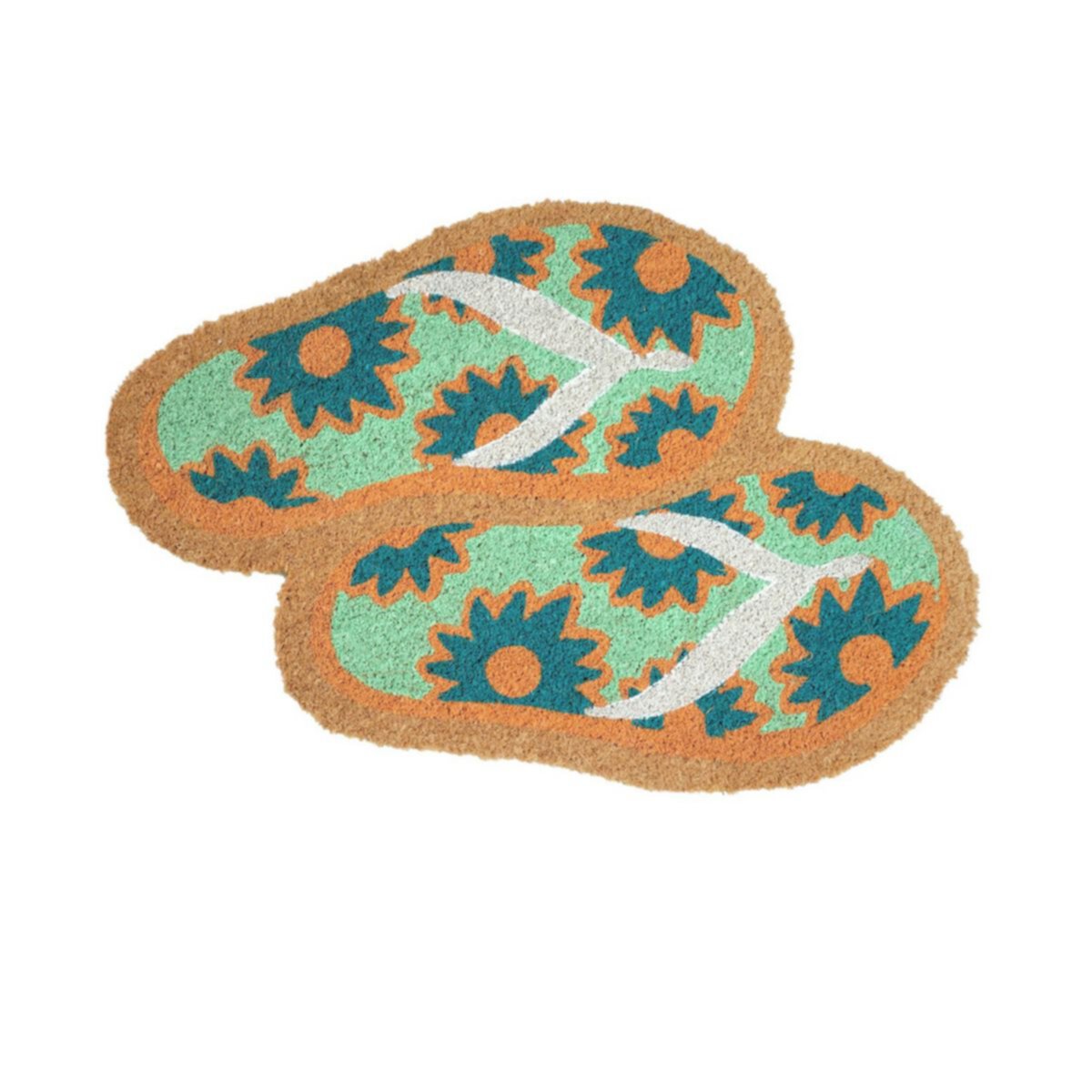 Flip Flops Coir Doormat Celebrate Together