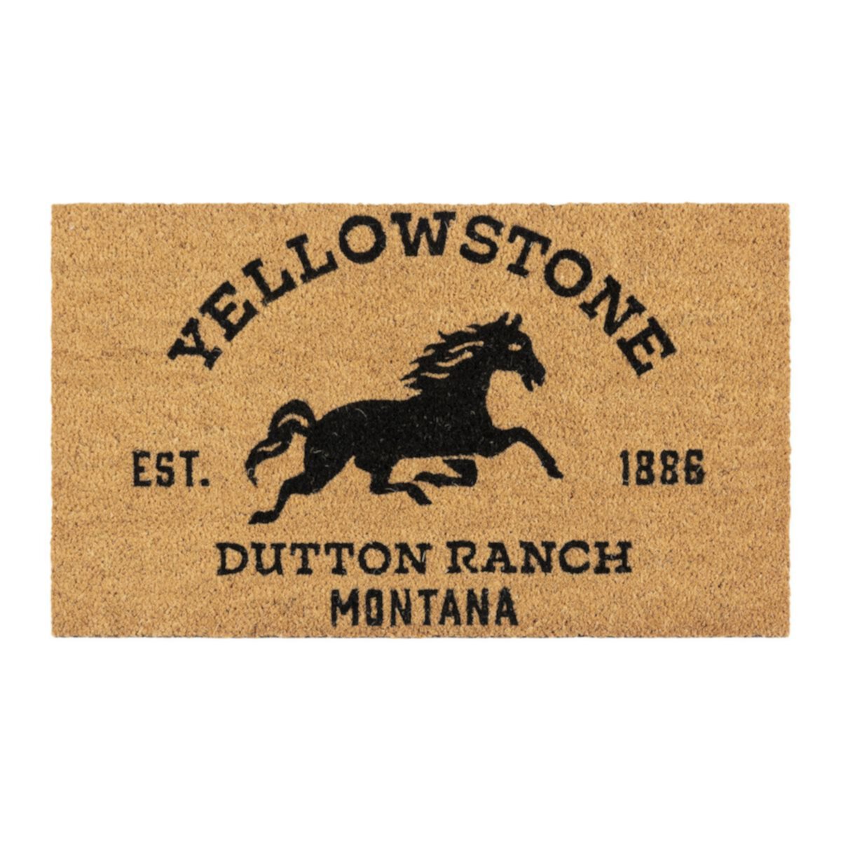 Йеллоустонский коврик из кокосового волокна Dutton Ranch Yellowstone