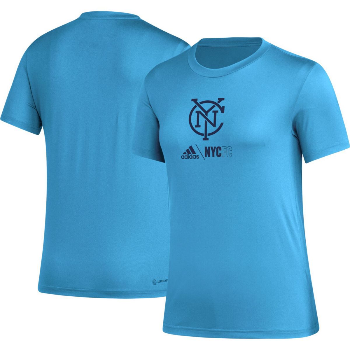 Голубая женская футболка adidas New York City FC AEROREADY Club Icon Adidas