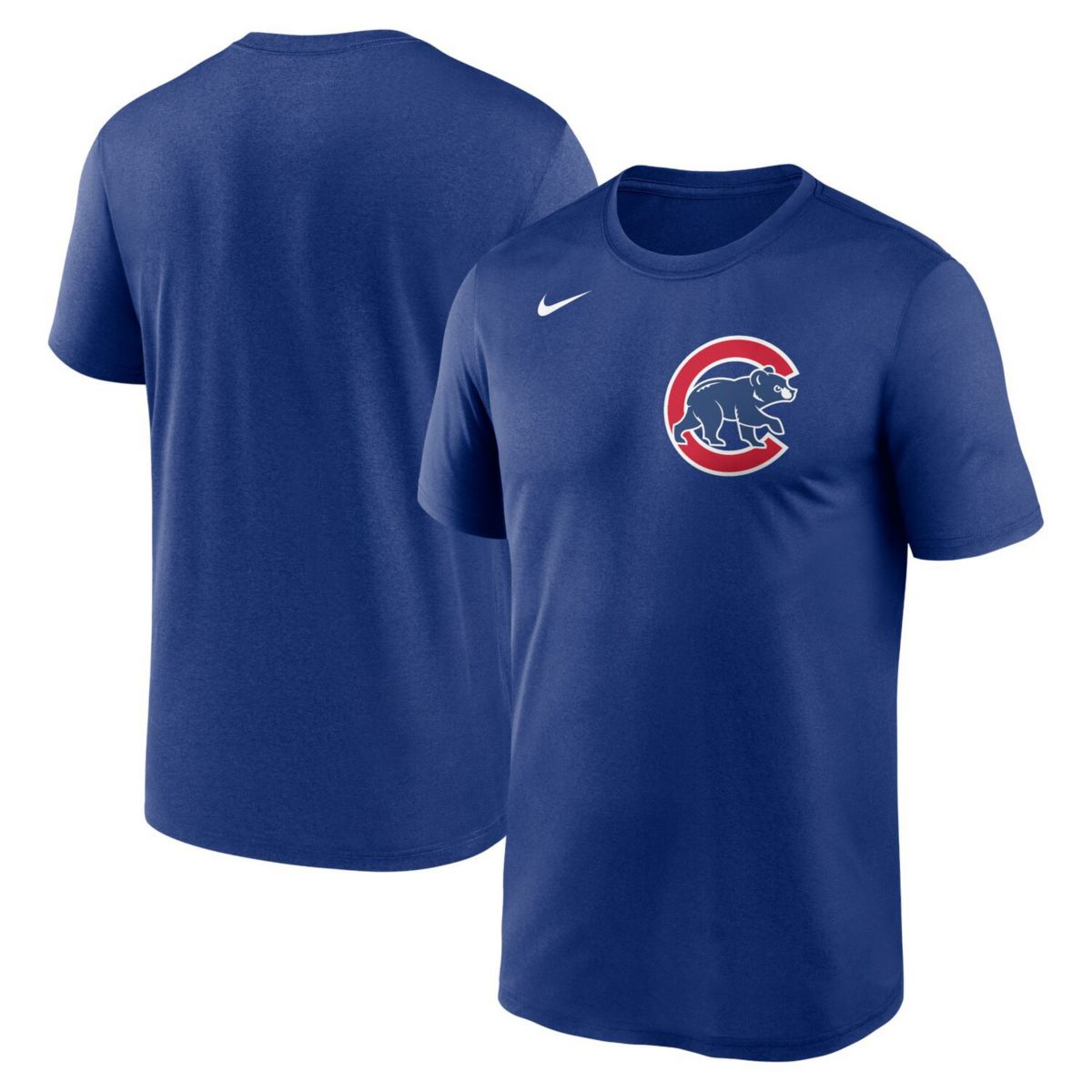 Мужская футболка Nike Royal Chicago Cubs Fuse из 100% полиэстера с короткими рукавами Nitro USA