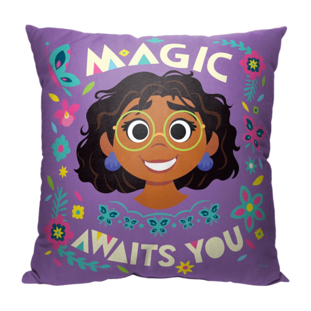 Энканто Диснея «Волшебство ждет вас» Декоративная подушка Licensed Character