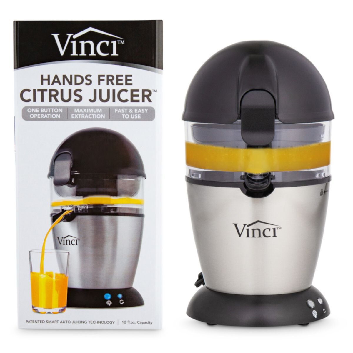 Vinci Housewares Hands-Free Electric Citrus Juicer Vinci