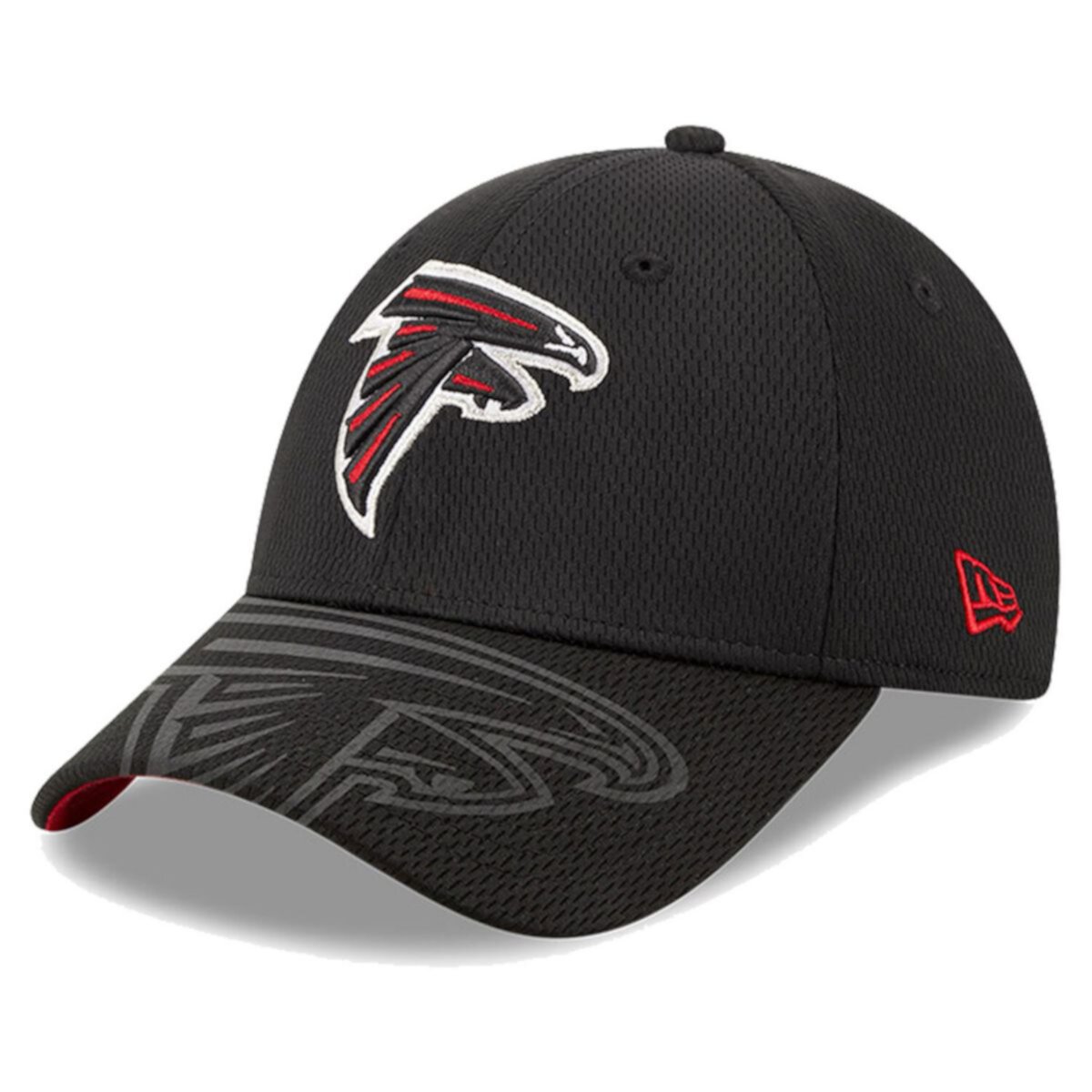 Бейсболка Atlanta Falcons Top Visor 9FORTY черная с регулировкой, 100% полиэстер New Era x Staple