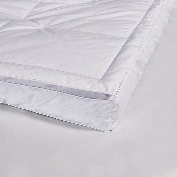 Kathy Ireland 3&#34; Featherbed with White Down PillowTop Kathy Ireland