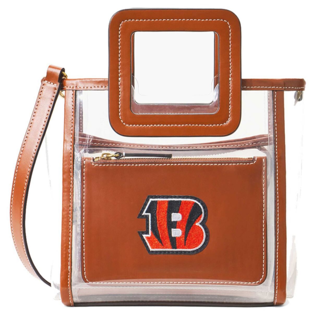 Сумка тоут STAUD Cincinnati Bengals Clear Mini Shirley Staud