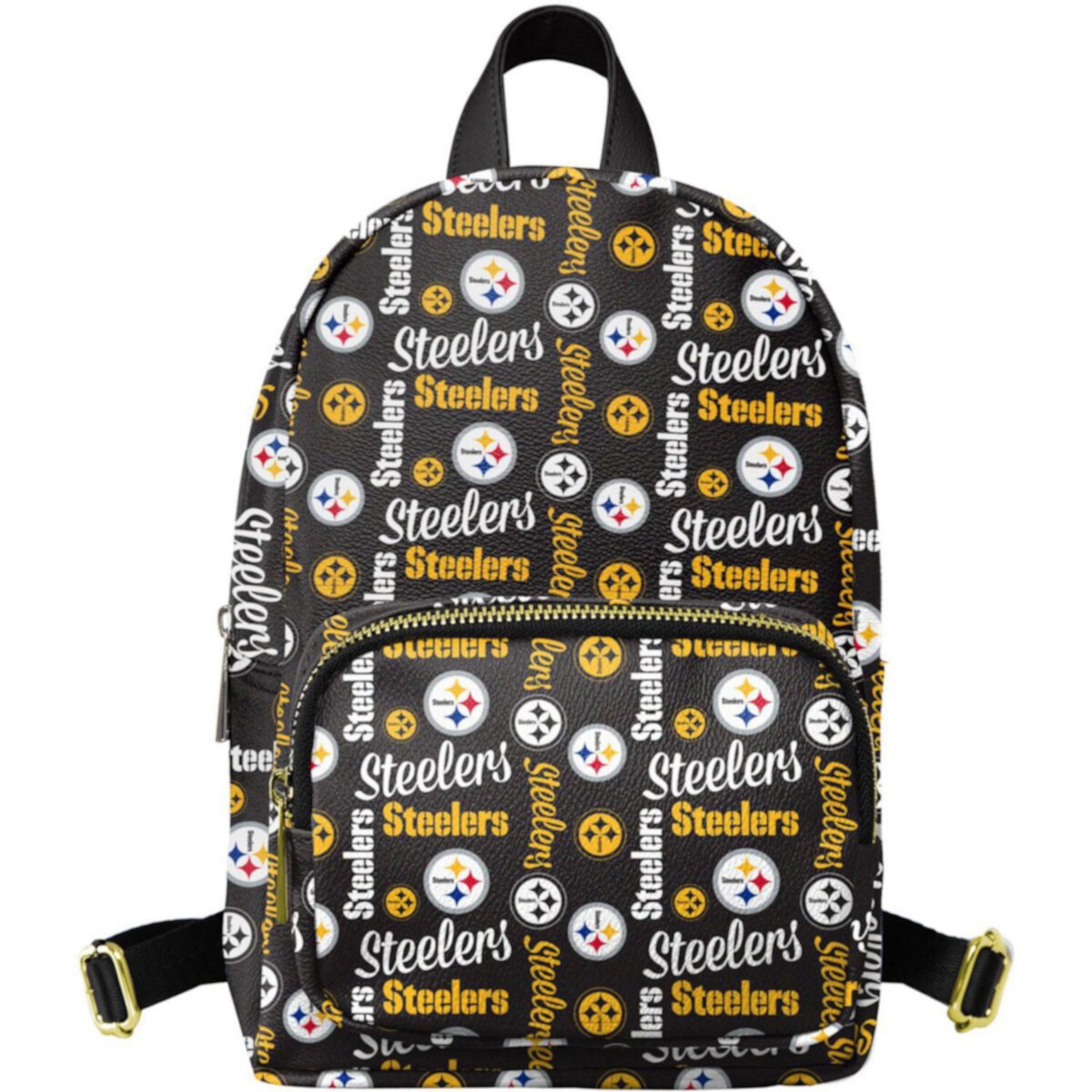 Черный молодежный мини-рюкзак FOCO Pittsburgh Steelers Повтор Brooklyn FOCO