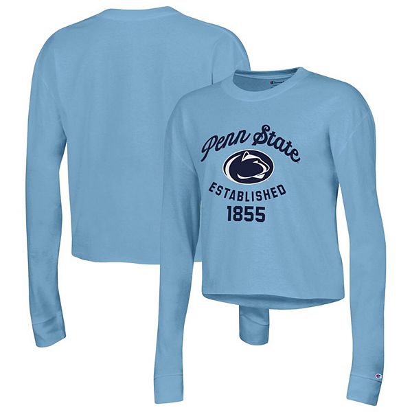 Женская Футболка Champion Boyfriend Cropped с Длинным Рукавом и Логотипом Penn State Nittany Lions Champion