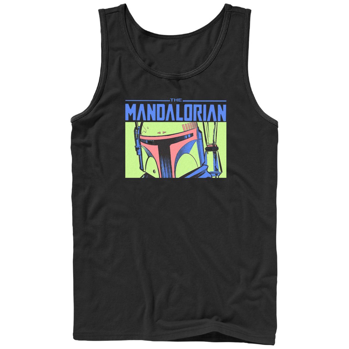 Мужская Футболка Star Wars The Mandalorian Boba Closeup Graphic Star Wars