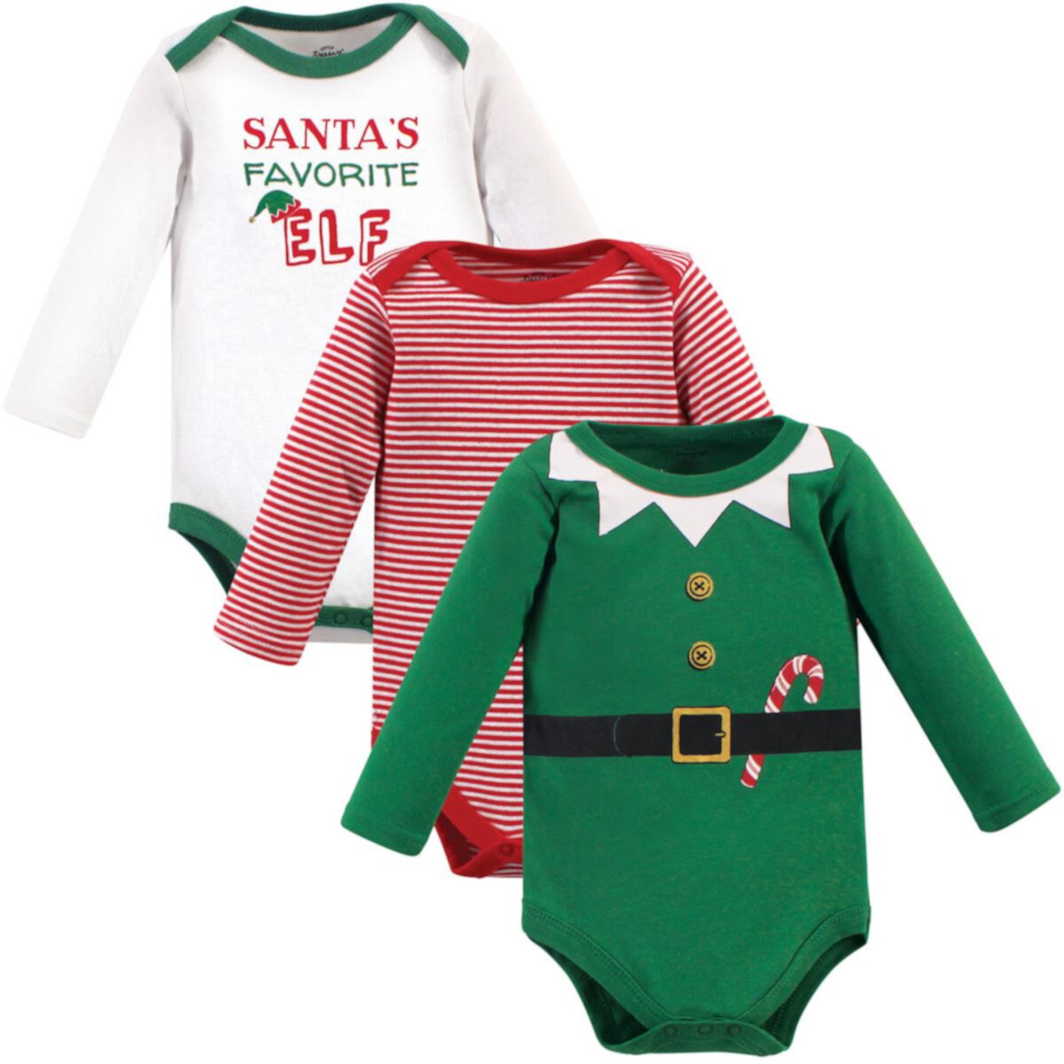 Комплекты Одежды Little Treasure Baby Boy Cotton Long-Sleeve Bodysuits 3pk Little Treasure