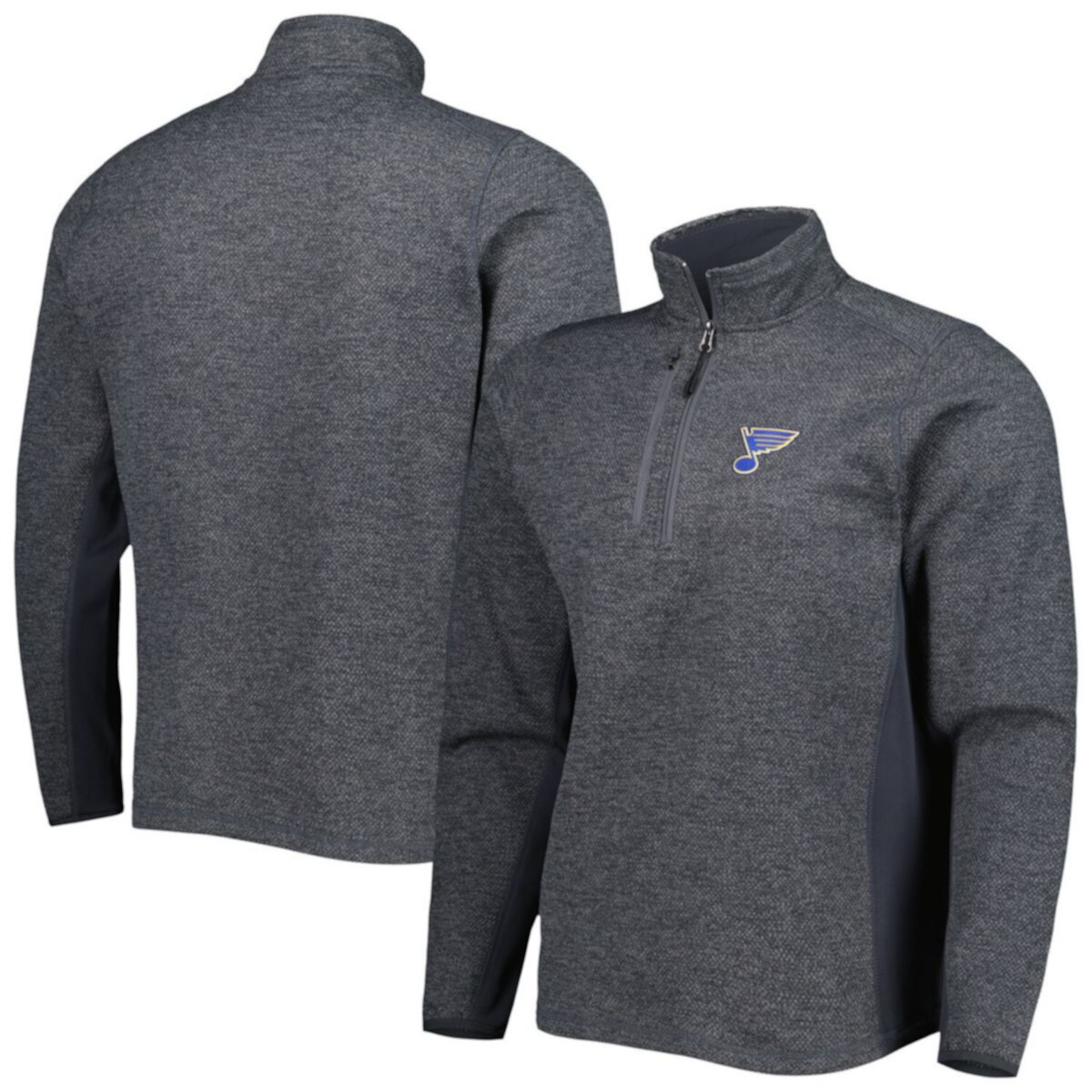 Мужская Куртка Antigua Для Ст. Луис Блюз Course Quarter-Zip Antigua