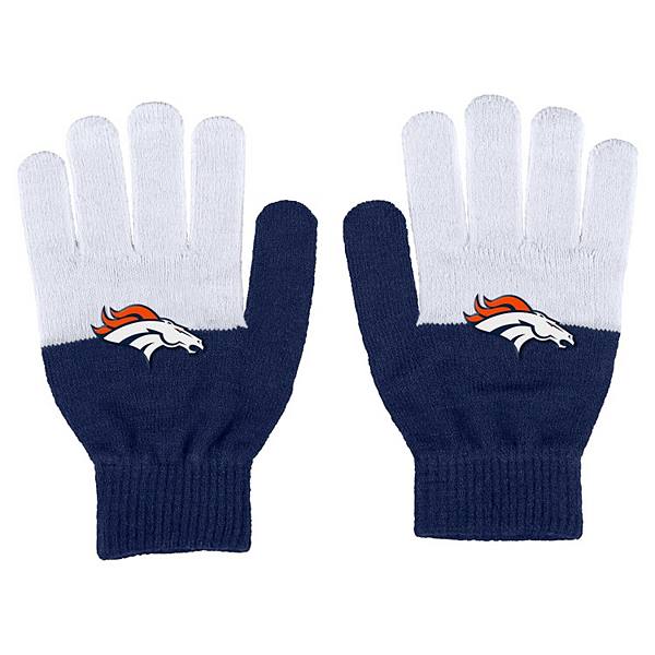 Женские цветные перчатки Denver Broncos, один размер, теплые и комфортные WEAR by Erin Andrews