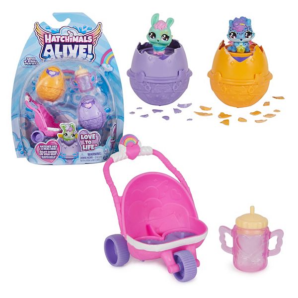 Кукла и аксессуары Hatchimals Alive Hatch N’ Stroll Playset Hatchimals