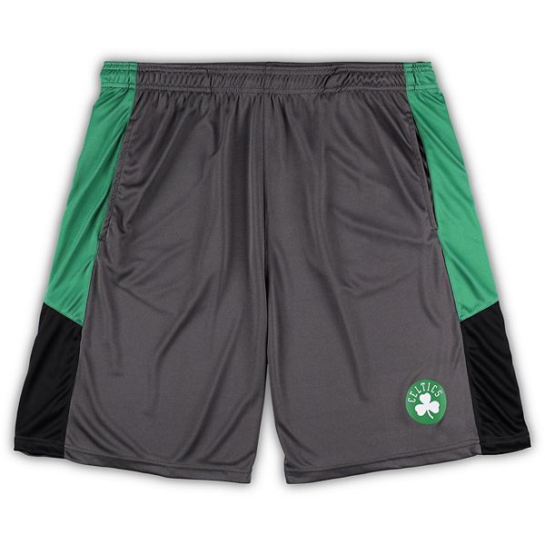 Мужские Спортивные шорты Fanatics Серые Boston Celtics Big & Tall Fanatics