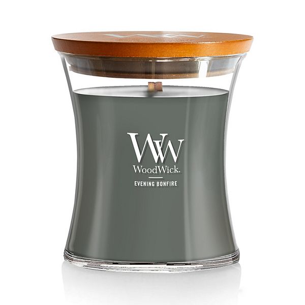 Свеча Woodwick Evening Bonfire, песочные часы среднего размера WoodWick