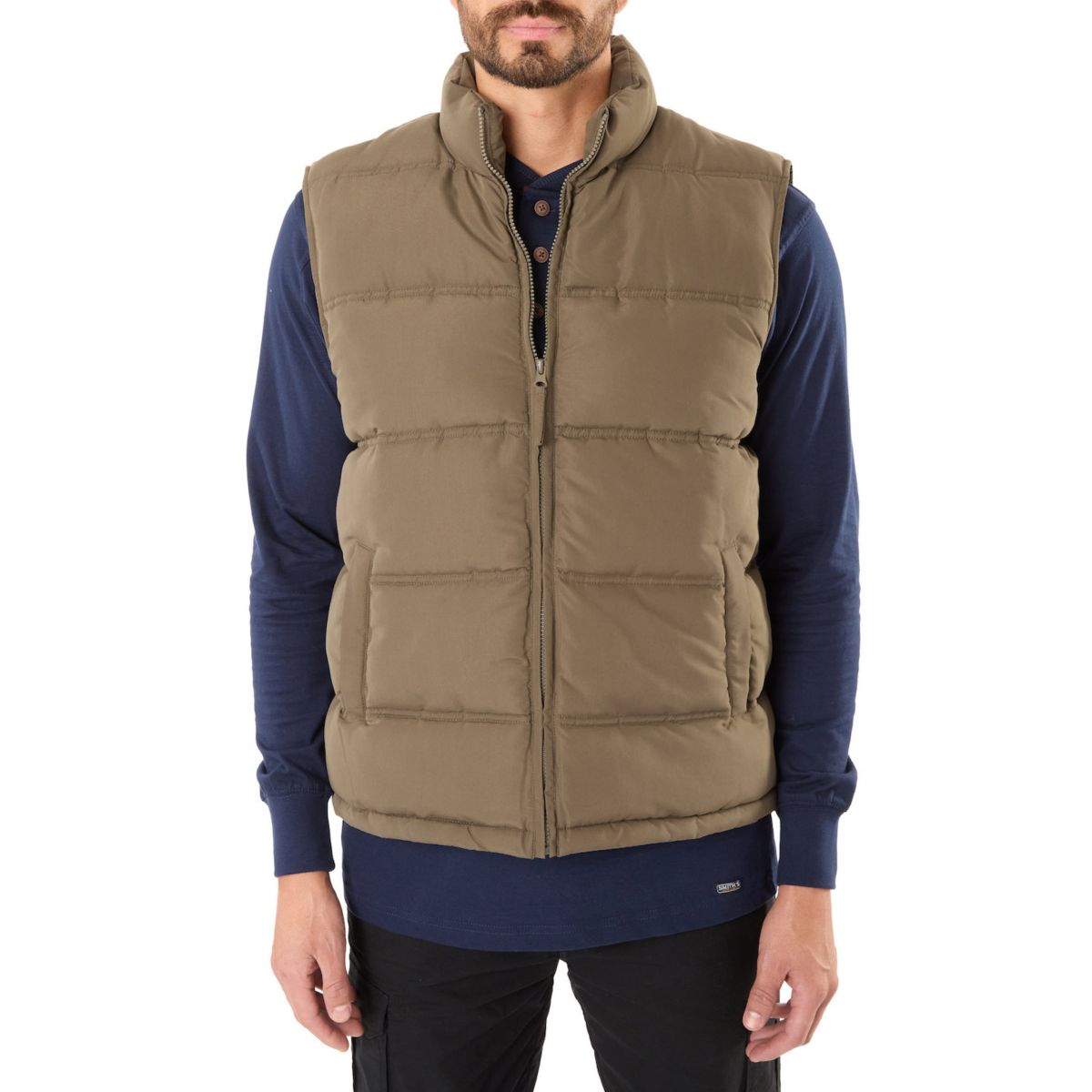 Big & Tall Smith's Workwear Printed Double-Insulated Puffer Vest Smith's Workwear