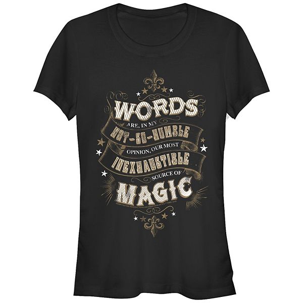 Детская Футболка Harry Potter Words Are An Inexhaustible Source Of Magic Harry Potter