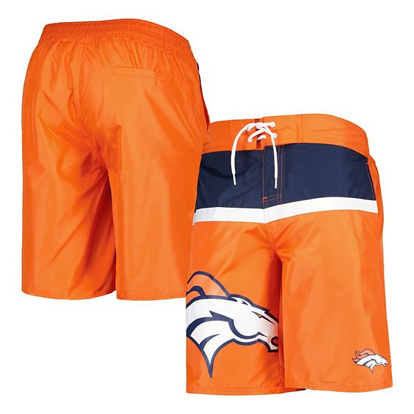 Мужские плавки G-III Sports by Carl Banks с логотипом Denver Broncos, оранжевого цвета In The Style