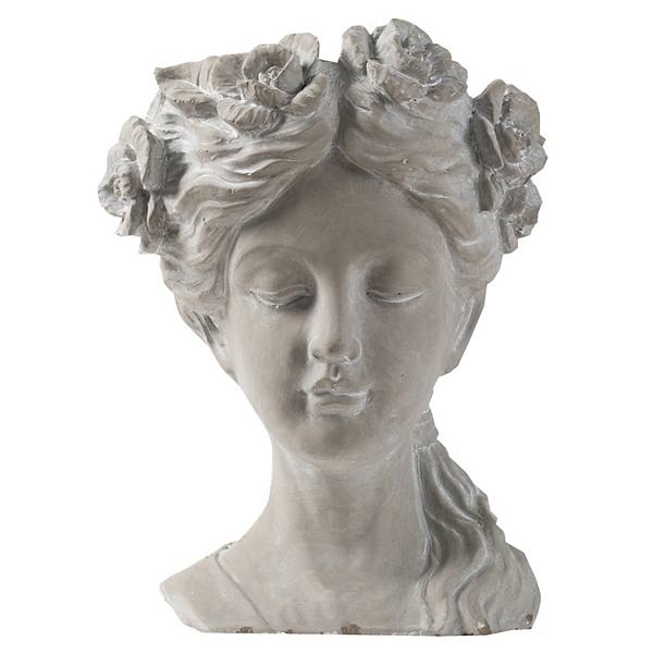 A&B Home Classical Woman Bust Statue Planter Table Decor A&B Home