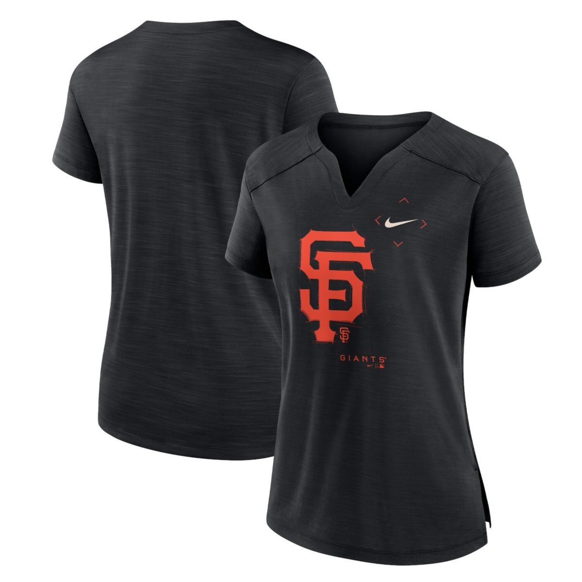 Футболка Nike с выступом и технологией Dri-FIT, черная, San Francisco Giants Pure Pride Nitro USA