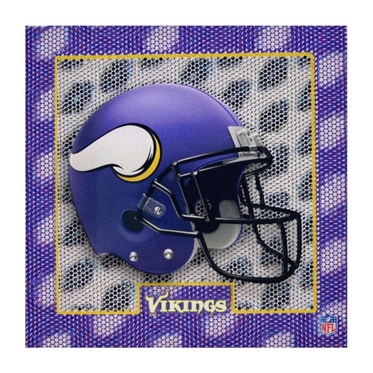 Набор подставок с технологией Minnesota Vikings 5D Unbranded