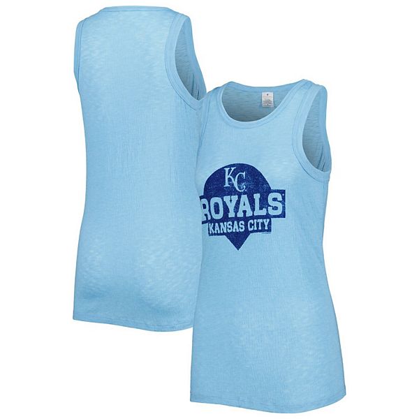 Женская графическая майка Soft as a Grape с логотипом Kansas City Royals Soft As A Grape