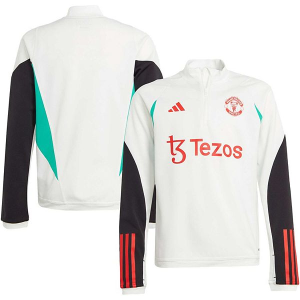 Детская Ветровка Adidas Manchester United AEROREADY с Четверть-Молнией Adidas