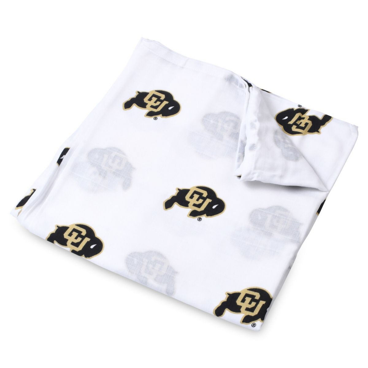 Пеленка Unbranded Infant White Colorado Buffaloes 47'' x 47'' Unbranded