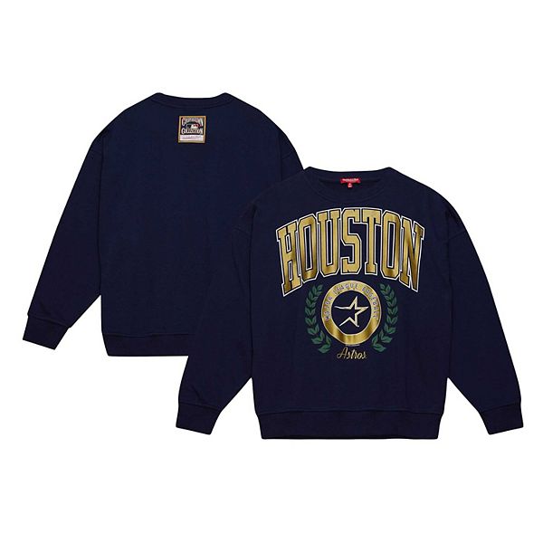 Женский свитшот Mitchell & Ness с логотипом Houston Astros из коллекции Cooperstown, средний вес, 60% хлопок Mitchell & Ness