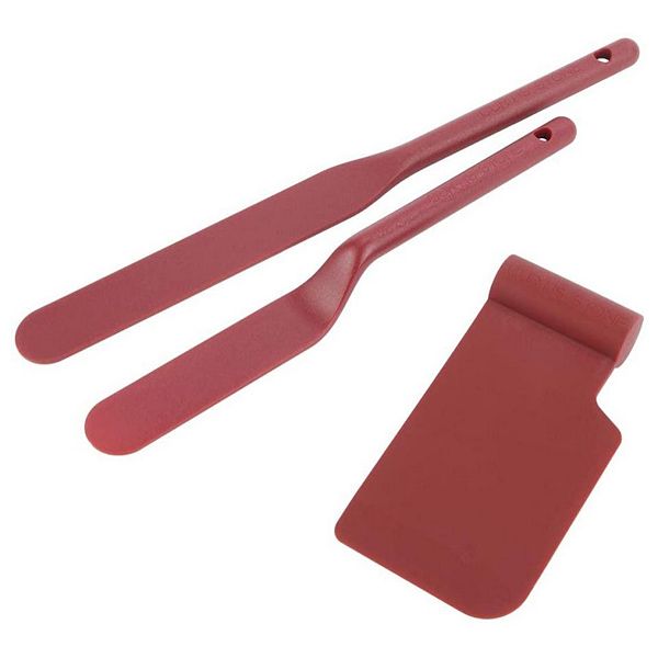 3 Piece Nylon Baking Spatulas & Bowl Scraper Set Lexi Home