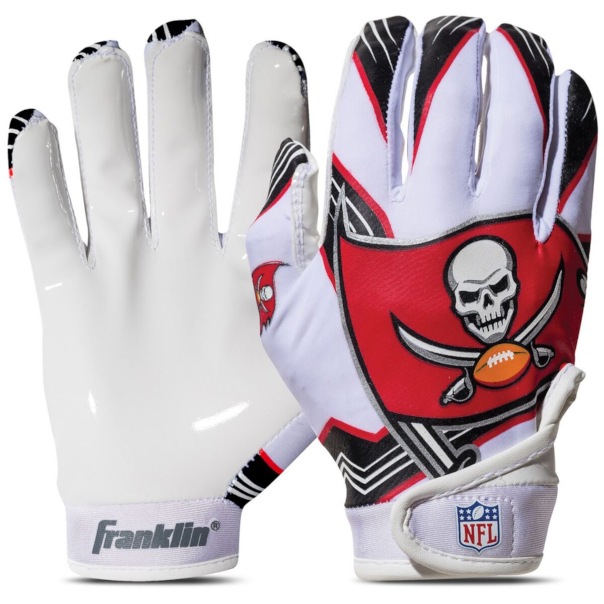 Franklin Sports NFL Buccaneers Youth Football Receiver Gloves Franklin Sports