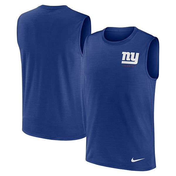 Мужская Футболка Nike Royal New York Giants Muscle Tank Top Nitro USA