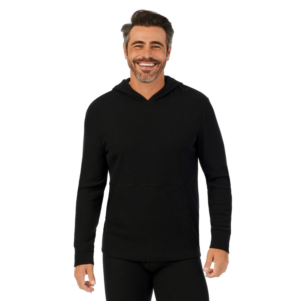 Men's Cuddl Duds® Midweight Waffle Thermal Performance Base Layer Hoodie Cuddl Duds