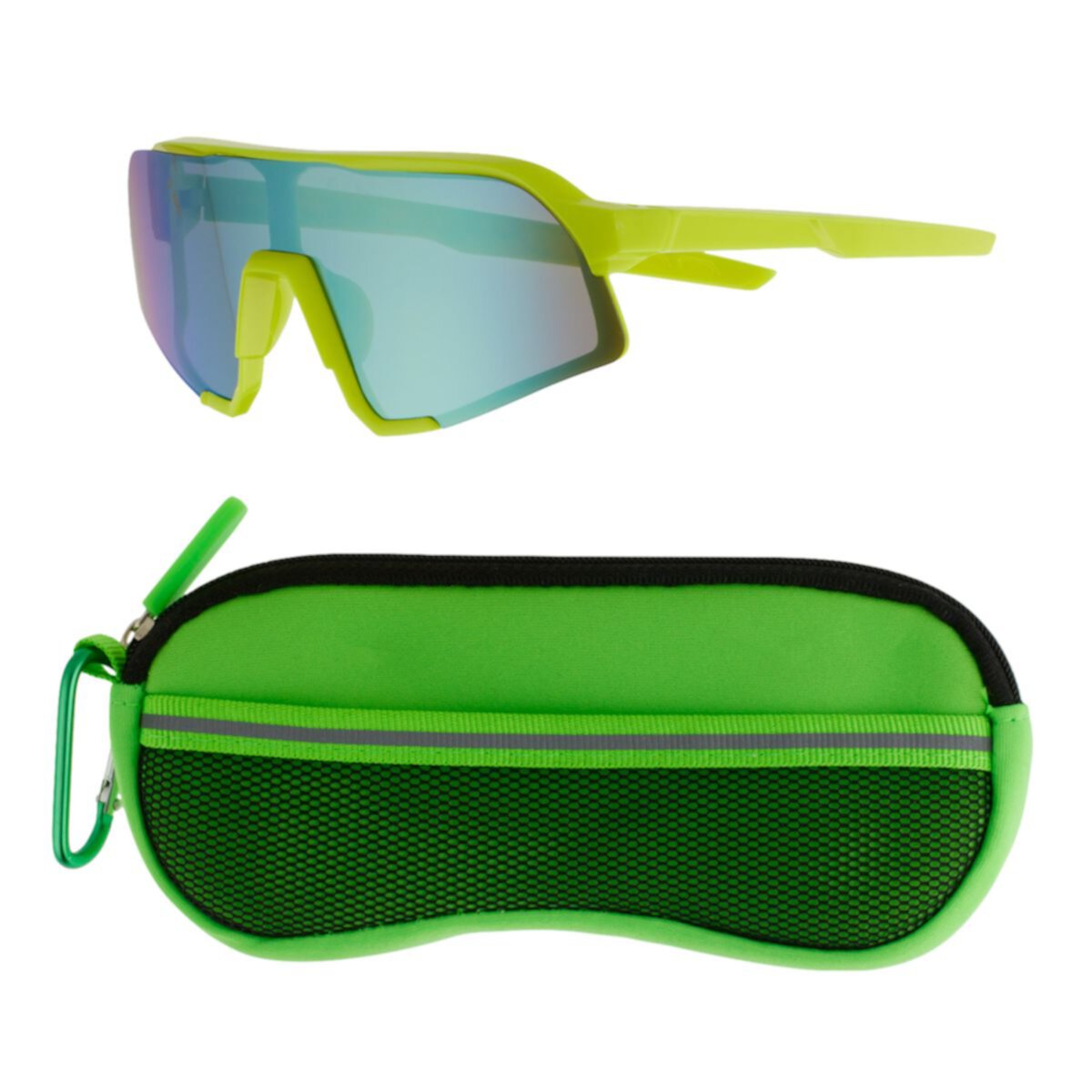 Boys Pan Oceanic Razor Yellow Lens Sunglasses & Case Set Pan Oceanic