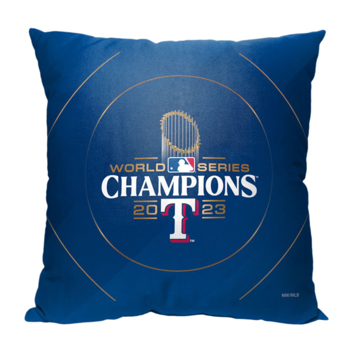 Texas Rangers 2023 World Series Champs Glory Rangers Printed Throw Pillow MLB