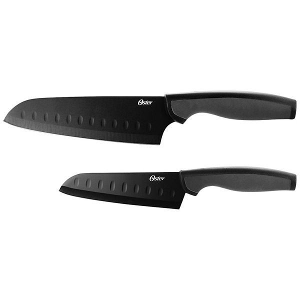 Набор ножей Santoku Oster Slice Craft из 2 предметов черного цвета из нержавеющей стали Oster Cocina