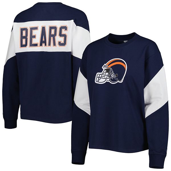 Женский лонгслив Starter Chicago Bears Insight Crop из трикотажа Starter