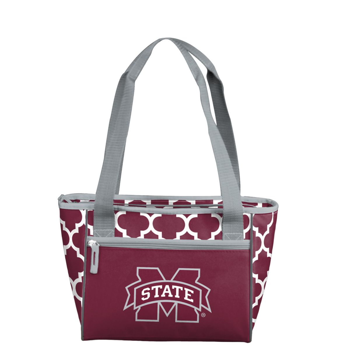 Портативный холодильник и термосумка Logo Brand Mississippi State Bulldogs Quatrefoil на 16 банок Logo Brand