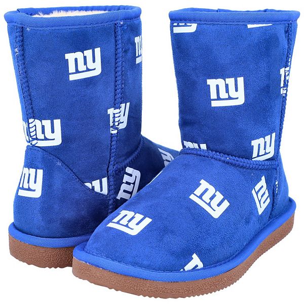 Женские ботинки Cuce Royal New York Giants с цифровым принтом и искусственным мехом Cuce