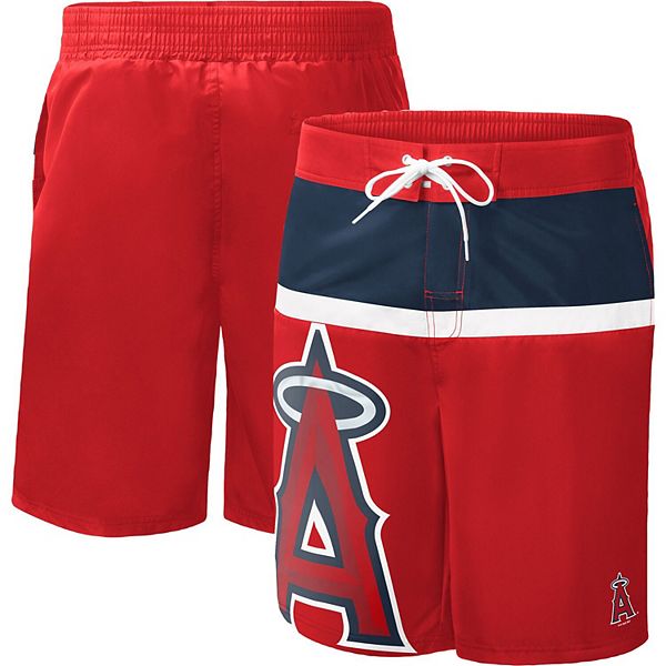 Мужские красные плавки G-III Sports от Carl Banks с логотипом Los Angeles Angels In The Style