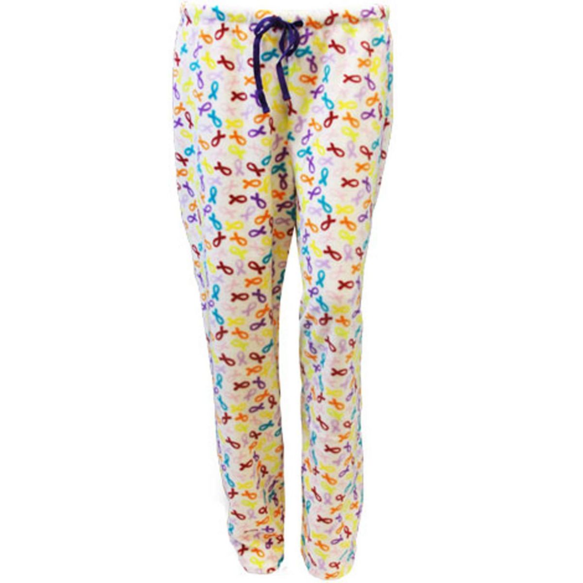 Женские пижамные штаны из флиса для взрослых с информацией о раке MCCC Sportswear